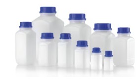 FRASCO PLASTICO 500 ML PE-HD CUADRADO B/ANCHA