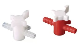 LLAVE 2 VIAS PVDF LABOPLAST P/TUBO 5-7 MM