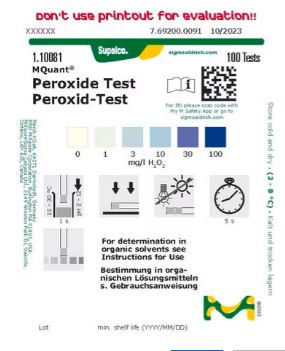 PEROXIDO MERCKOQUANT 1-100 PPM (100)