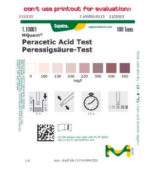 ACIDO PERACETICO  100-500 PPM MERCKOQUANT (100) +