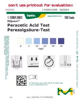 ACIDO PERACETICO  5-50 PPM MERCOQUANT (100)