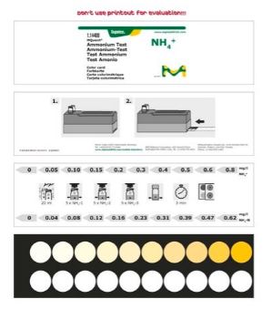 AMONIO AQUAQUANT 0,05-08 PPM (100)