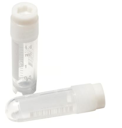 TUBO CRIOGENICO 1,2 ML C/FALDON R/EXT. EST. (50)