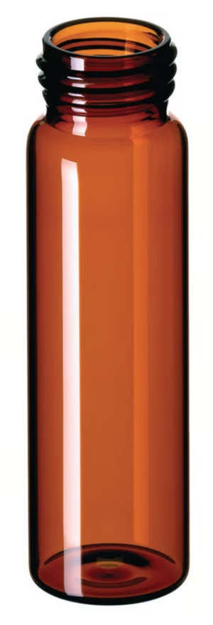 VIAL VIDRIO T/ROSCA 40 ML TOPACIO (100)