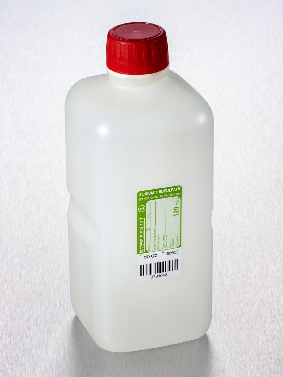 FRASCO PLASTICO C/TIOSULFATO 1000 ML ESTERIL (77)