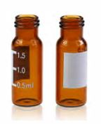 VIAL VIDRIO T/ROSCA 2 ML TOPACIO C/BANDA(100)