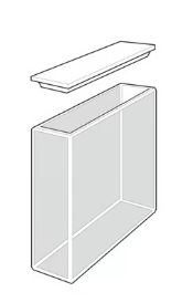 CUBETA DE ABSORCION CUARZO 100 MM C/CUBIERTA