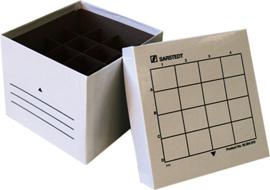 CAJA CRIOCONSERVACION CARTON 4X4 148X148X116MM