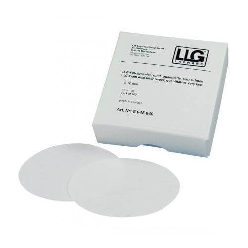PAPEL FILTRO CUANTITATIVO S/CENIZAS 125 MM (100)
