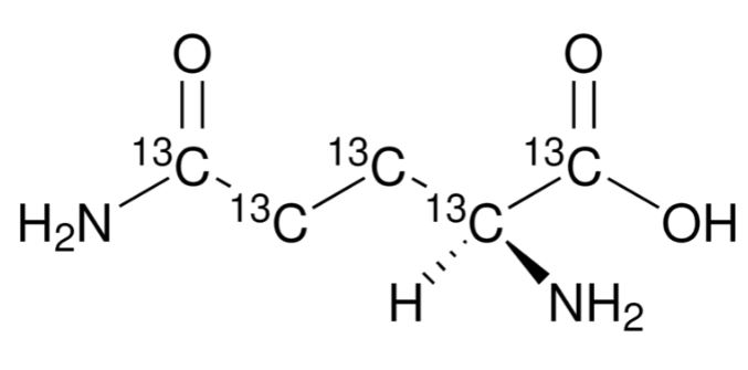 L-GLUTAMINA-13C5 95% (100MG)