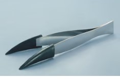 PINZA P/PESAR  90MM  CURVADA C/PUNTA PLASTICO
