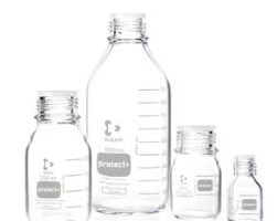 FRASCO VIDRIO 1000 ML GL 45 C/REVESTIMIENTO