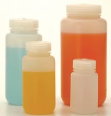FRASCO PLASTICO 1000 ML HDPE B/ANCHA C/TAPON (6)