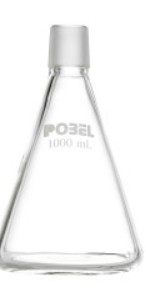 MATRAZ ERLENMEYER 2000 ML P/FILTRANTE MACHO 40/38