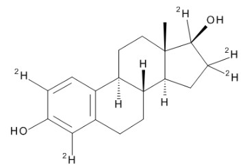 17BETA-ESTRADIOL-2,4,16,16,17-D5 (0,5MG)