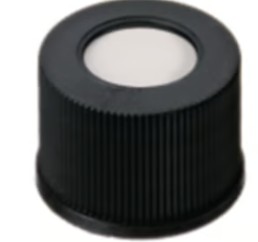 TAPON P/VIAL ND10 NEGRO C/ORIFICIO  (100)