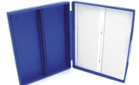 CAJA P/100 PORTAOBJETOS PP AZUL