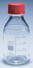FRASCO ISO PYREX 50 ML C/TAP. ROJO ALTA TEMP (10)