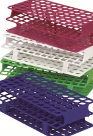 GRADILLA PLASTICO 72 TUBOS 36 MM VERDE (8)