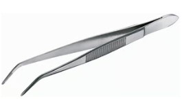 PINZAS INOX PUNTA CURVAS-FINAS (145 MM)