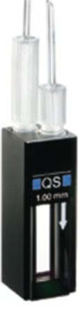 CUBETA DE ABSORCION QS FLUJO CONTINUO 50 MM CH 15 