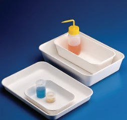 BANDEJA PLASTICO 320X220X10 MM (INT) PS BLANCA
