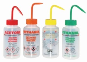 LLG-Safety vented wash bottle 500ml, Methanol