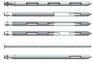 MUESTREADOR 7 CAPAS ALUMINIO 2650 MM 