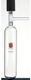 TUBO SCHLENK 100 ML 40 X 165 MM C/VALVULA VACIO