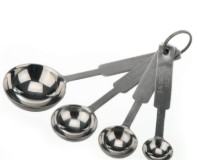 JUEGO DE 4 CUCHARAS MEDIDORAS ACERO 18/10