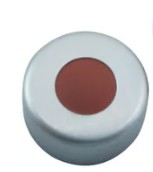 CAPSULA ALUMINIO 11 MM SEPTUM GOMA/TEF (100)