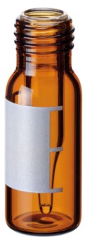 VIAL VIDRIO T/ROSCA 0.3ML C/INS C/BAN TOPACIO(100)