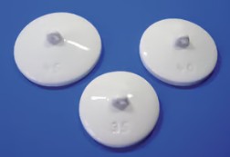 TAPA P/CRISOL  PORCELANA 39 MM (5)