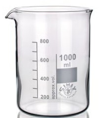 VASO FORMA BAJA 1000 ML C/ PICO (10)