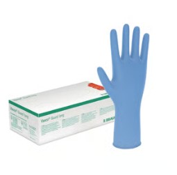 GUANTES NITRILO T/S S/POLVO VASCO (100)