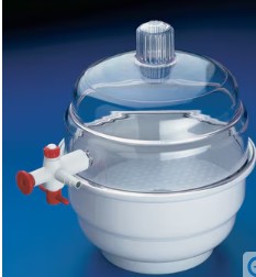 DESECADOR 230 MM PP P/VACIO C/GRIFO PTFE