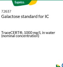 GALACTOSA SOLUCION PATRON (50 ML)