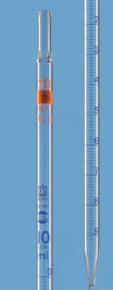 PIPETA GRADUADA TERMINAL 10 ML CLASE AS (12)