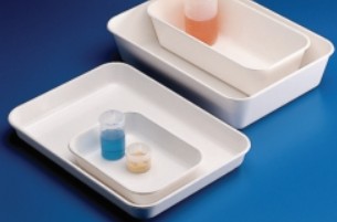 BANDEJA PLASTICO PS BLANCA 151X201 MM