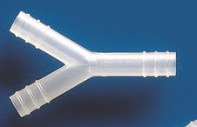 EMPALME P/TUBO PP FORMA Y DIAM. 10 MM