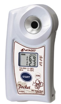 REFRACTOMETRO DIGITAL PAL P/MOSTO UVA (TA+BRIX)