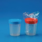 FRASCO PLASTICO 150 ML T/ ROSCA ROJO (250)