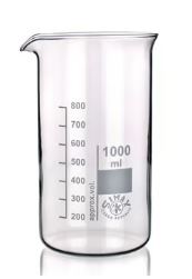 VASO FORMA ALTA CON PICO 1000 ML (10)