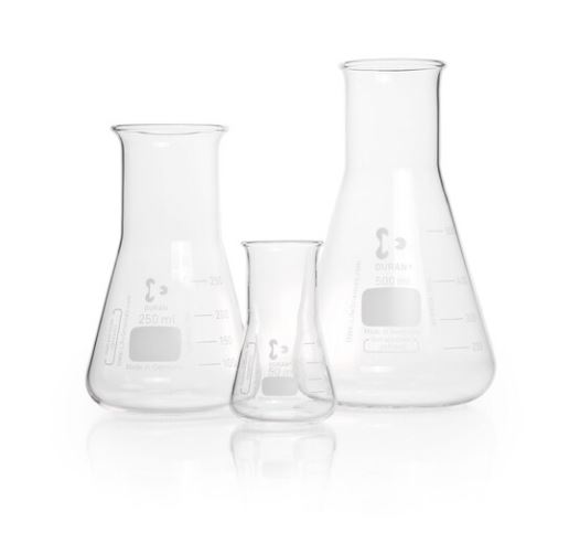 MATRAZ ERLENMEYER B/ANCHA 25 ML 