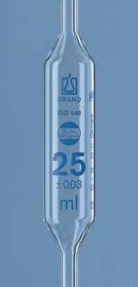 PIPETA 2 AFOROS 0,5 ML CLASE AS BLAUBRAND CERT.