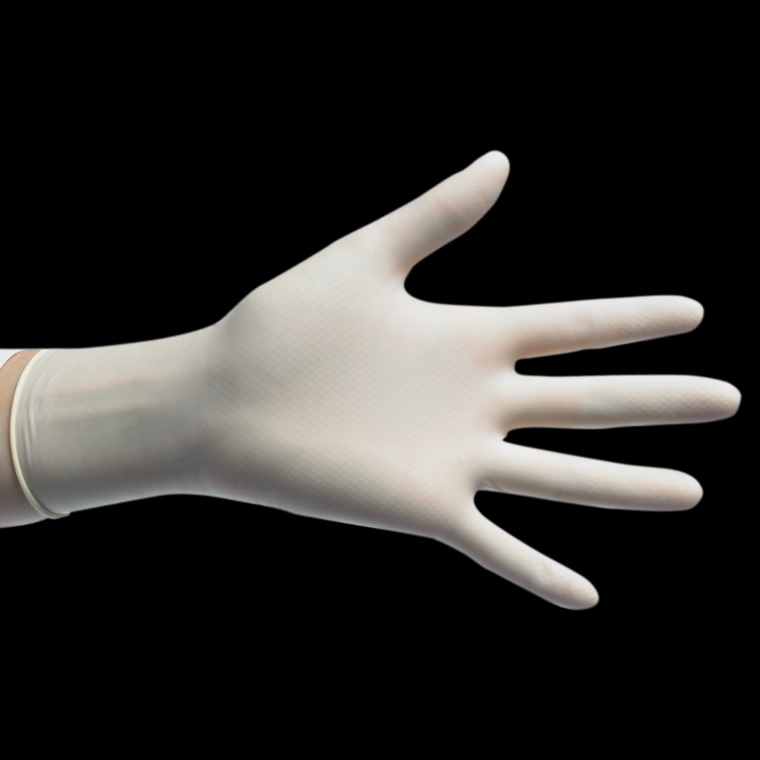 GUANTES LATEX T/S C/POLVO (100)