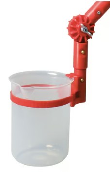 VASO INCLINABLE 1000ML P/BARRA TELESCOPICA