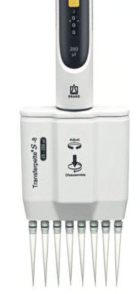 PIPETA MULTICANAL TRANSFERPETTE S-8/S-12  20-200UL