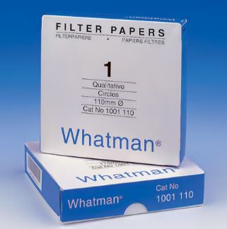 FILTRO WHATMAN Nº 1 110 MM (100)