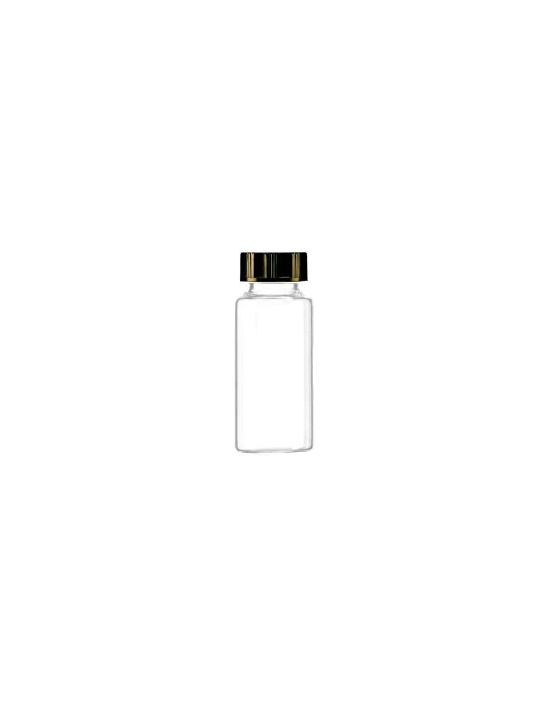 VIAL VIDRIO T/ROSCA 12 ML  J/GOMA (100)